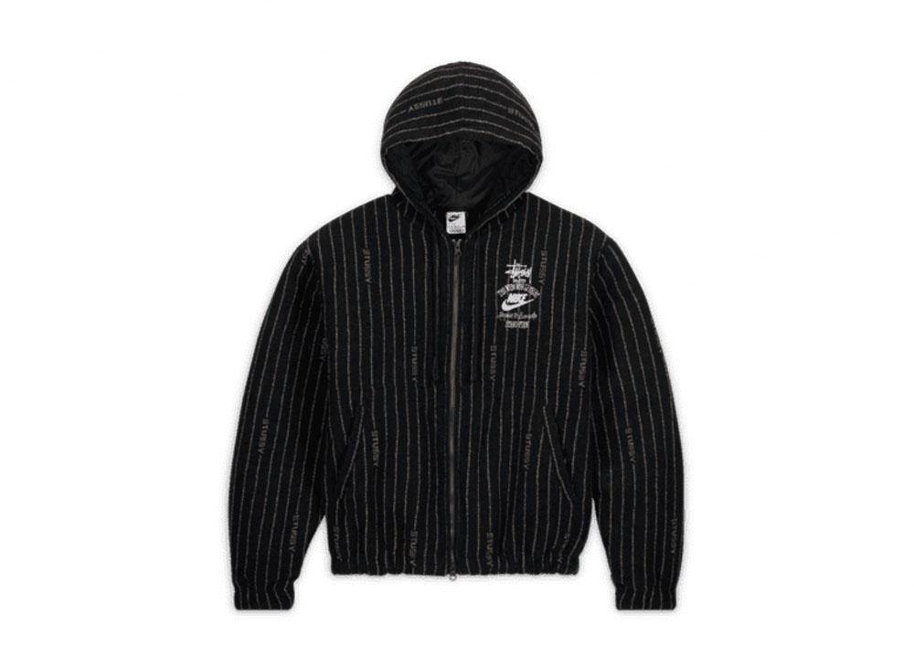 楽天市場】Stussy x Nike Striped Wool Jacket Black ステューシー x