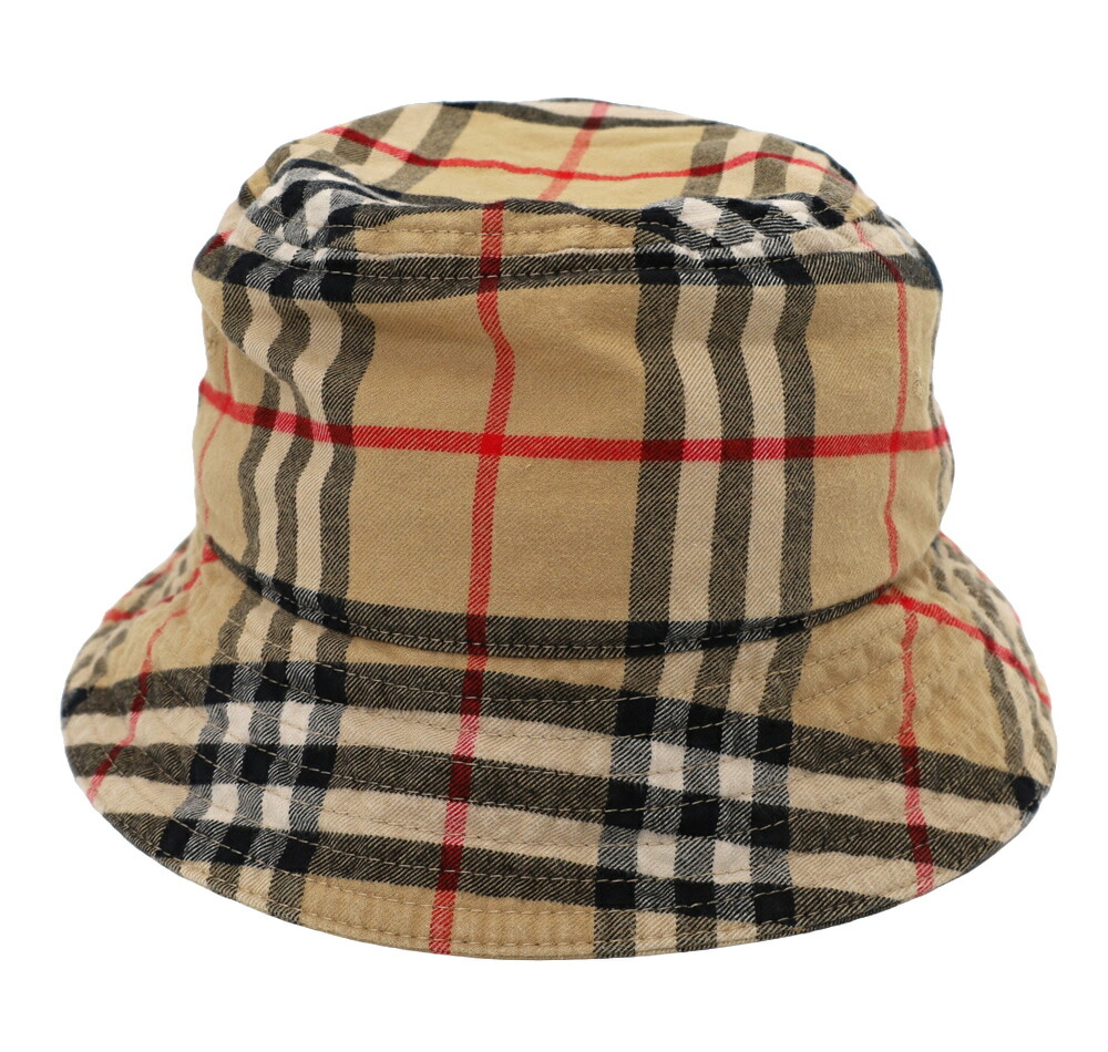 楽天市場】バーバリー BURBERRY バケットハット チェック柄 帽子