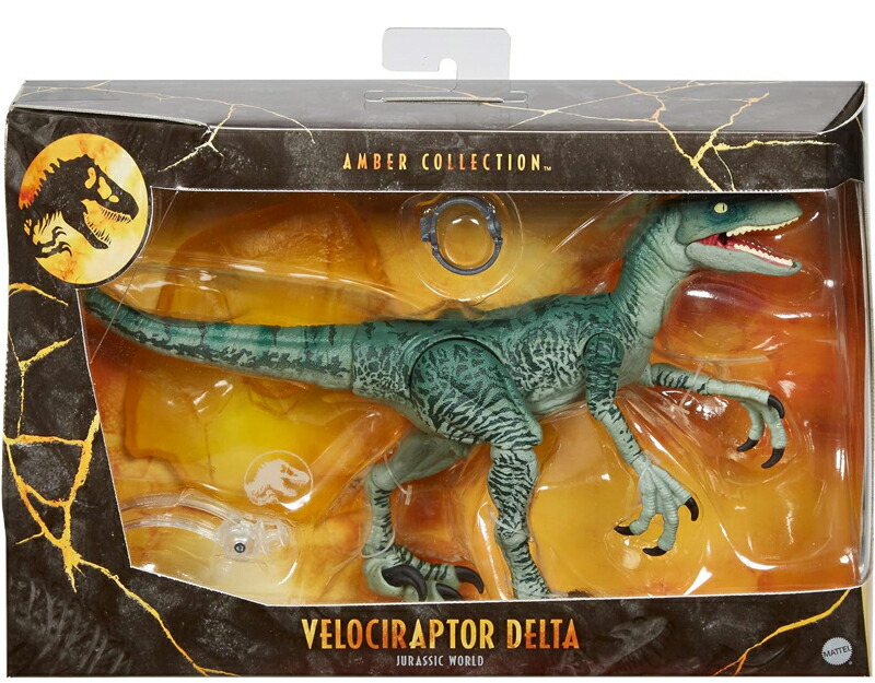 マテル アンバー ヴェロキラプトル ブルー フィギュア ジュラシック