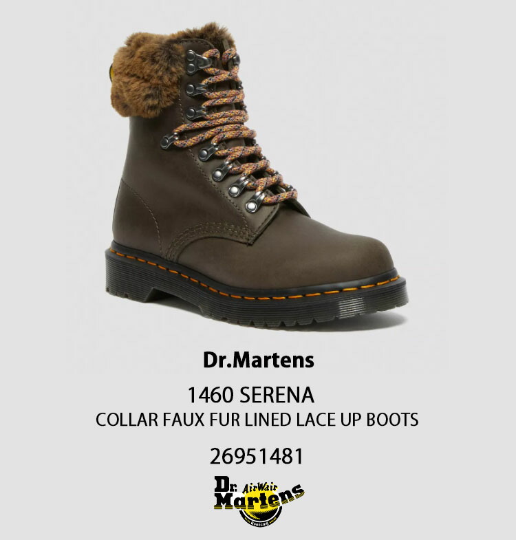 楽天市場】Dr.Martens ドクターマーチン 8ホールブーツ レザー ボア