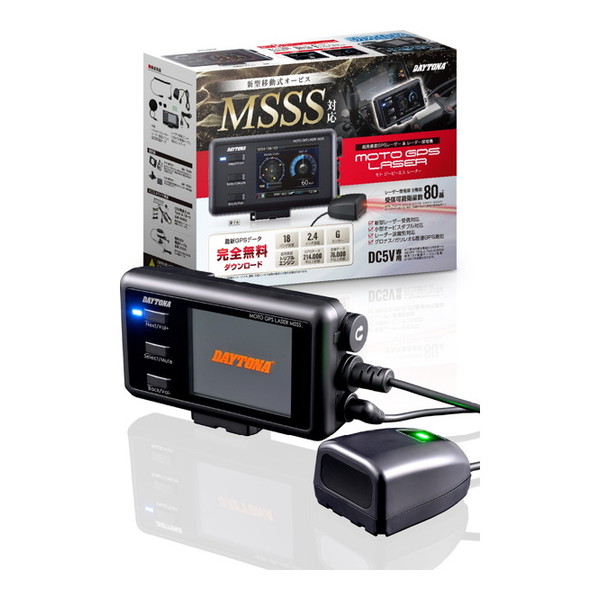 楽天市場】デイトナ D25674 バイク用 レーダー探知機 レーザー式