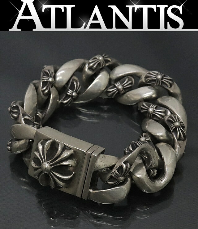 クロムハーツ ファンシーラージ BOX IDブレスレット 11リンク 原本付き