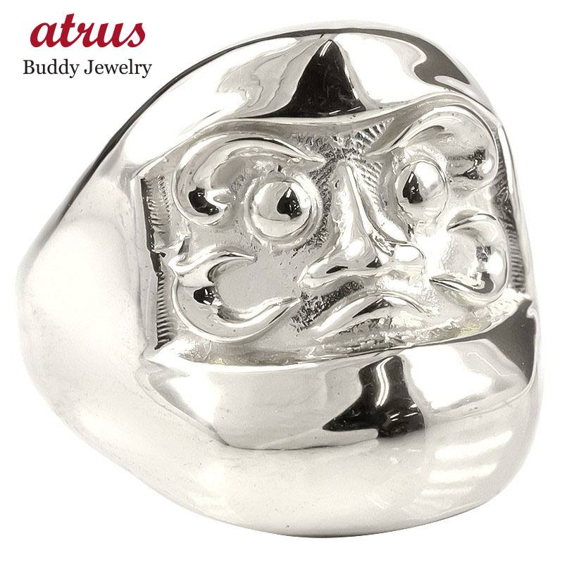 楽天市場】【最短発送】 リング メンズ 幅広 だるま 指輪 太め