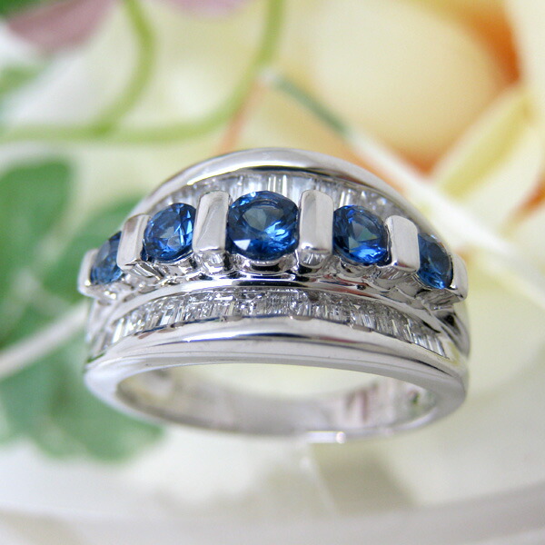 楽天市場】【半額】 サファイア リング プラチナ PT900 指輪 鑑別書