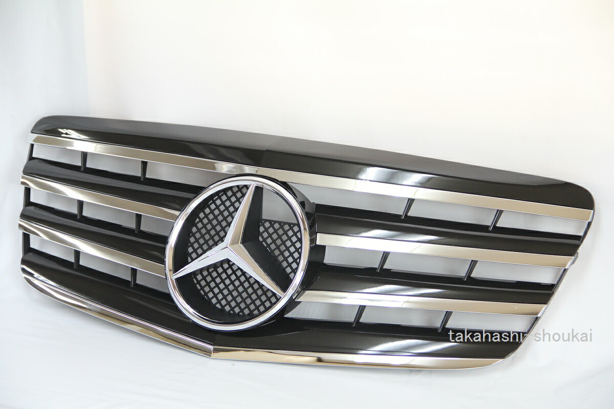 激安!!ベンツ Eクラス W211 後期 SLルックグリル ブラック 新品，正規