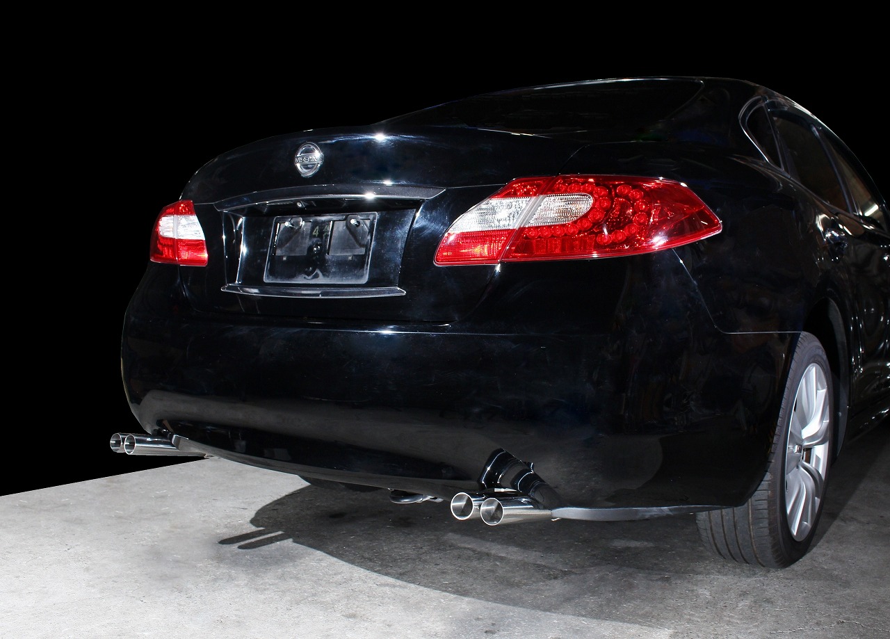 楽天市場】スリーキャッツ Y51 51フーガ 清正管 4本出し ストレート