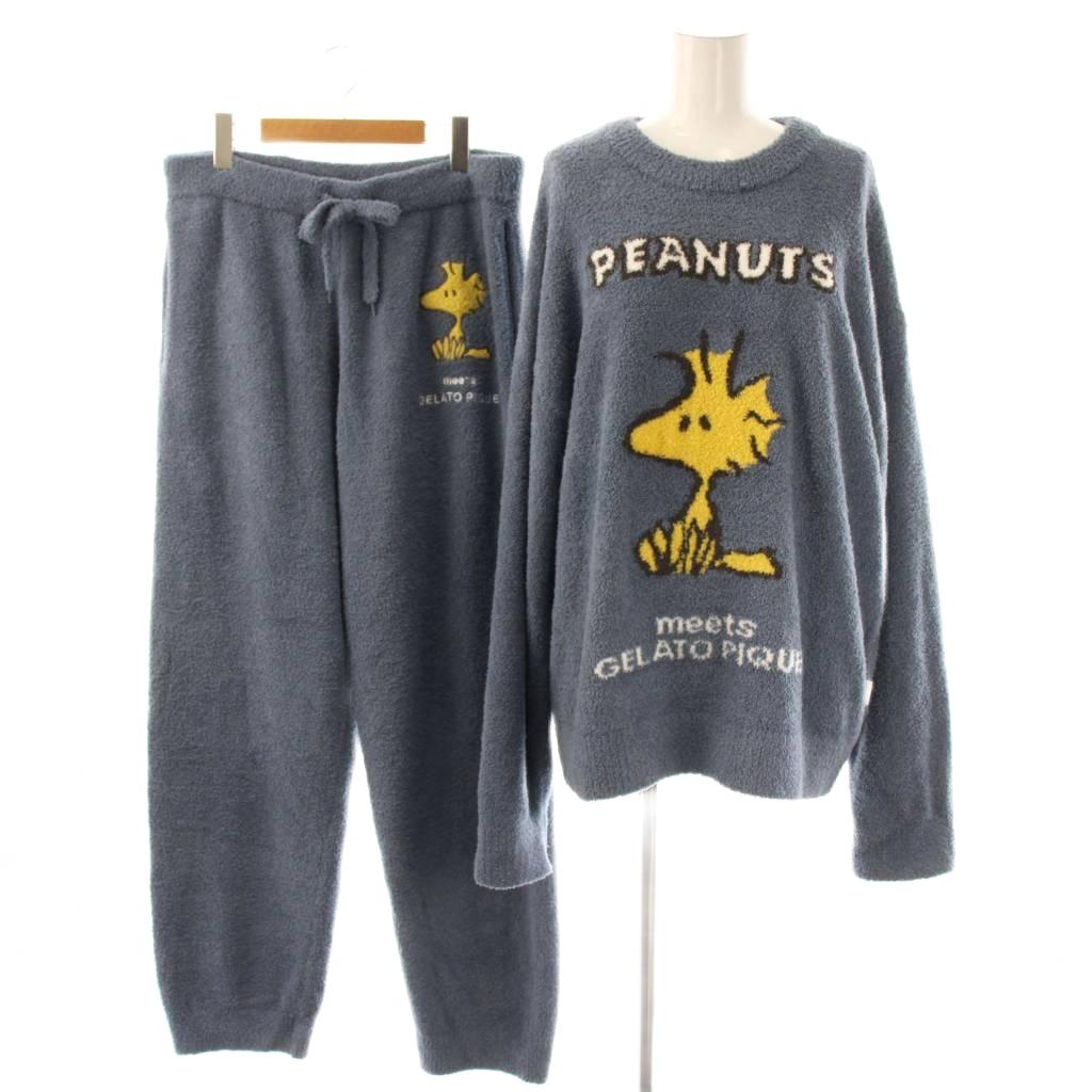 楽天市場】ジェラートピケ スヌーピー（上下セット｜ルームウェア