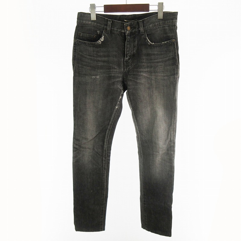 美品サンローラン黒スキニー30㌅D02M/SK-LW SAINT LAURENT サンローランD02