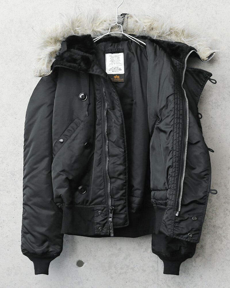 楽天市場】ALPHA アルファ MADE IN USA N-2B フライトジャケット BLACK