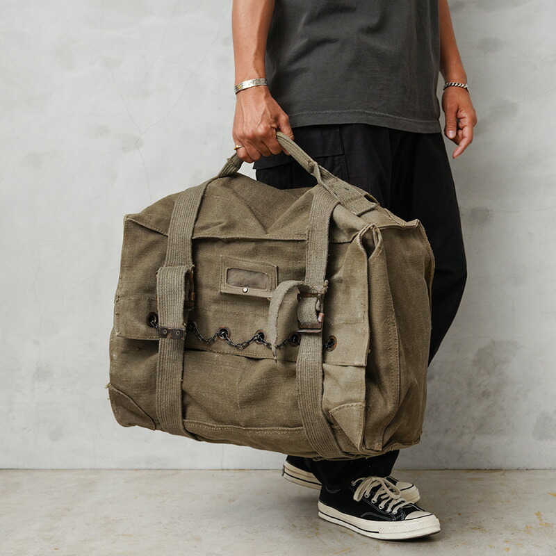 楽天市場】☆実物 USED イタリア軍 80s ヘビーキャンバス ダッフル