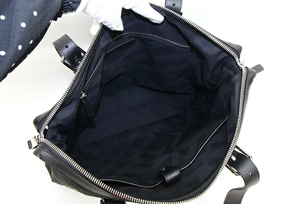 楽天市場】バーバリー トートバッグ 8019899 ブラック ナイロン レザー