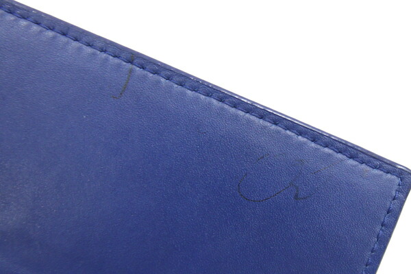 楽天市場】ボッテガヴェネタ 名刺入れ イントレチャート ブルー レザー