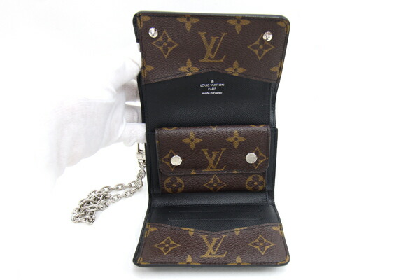 楽天市場】【中古】 ルイヴィトン 三つ折り財布 モノグラムマカサー