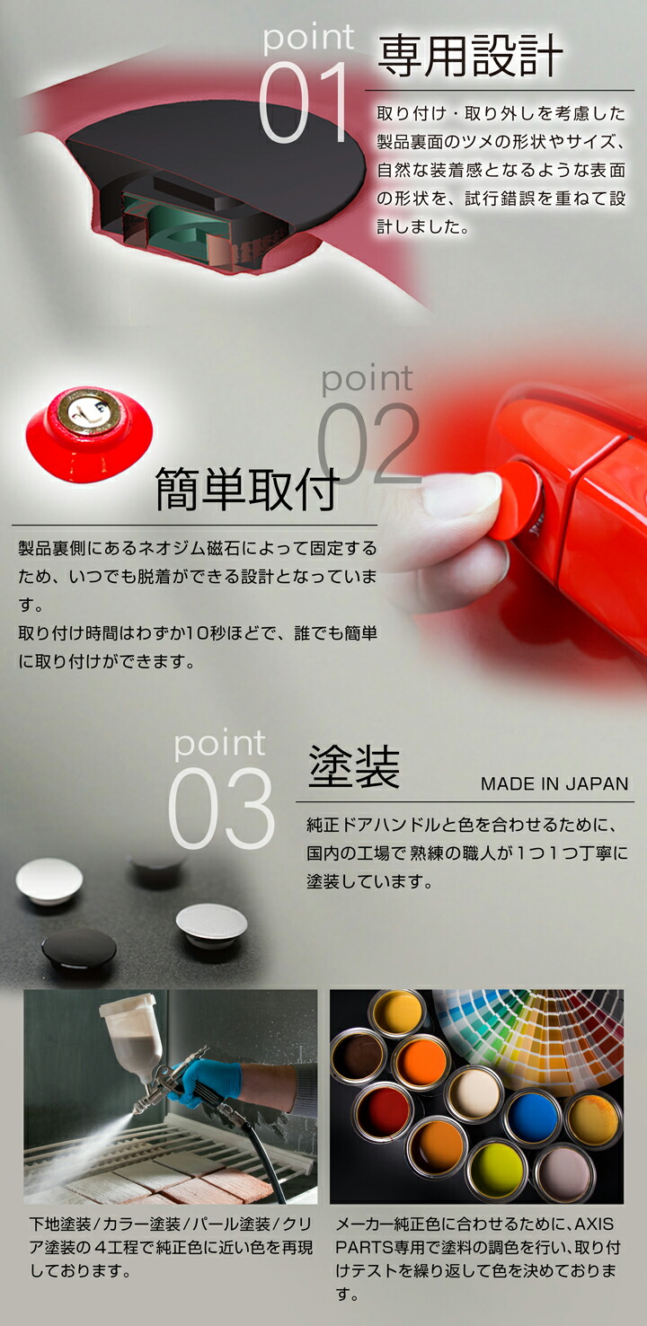 楽天市場】マツダ CX-8【型式：KG】用キーホールカバー磁石で簡単に