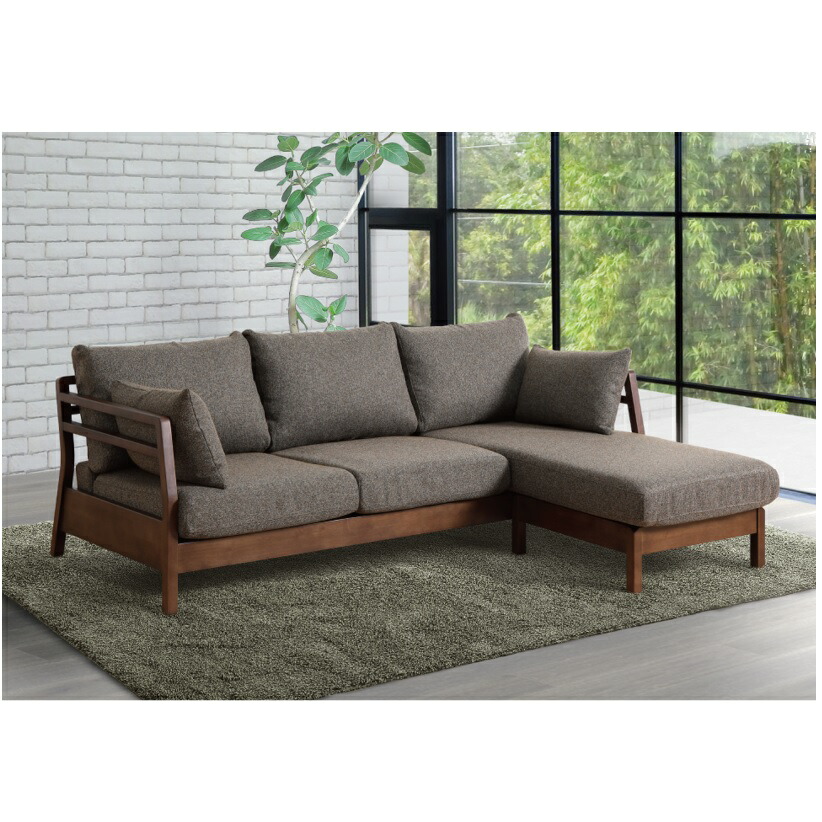 楽天市場】シギヤマ家具製 190ソファ フロート2木部：ラバーウッド材