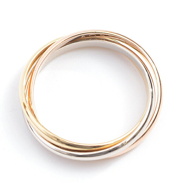 楽天市場】カルティエ Cartier トリニティリング 細タイプ 52号