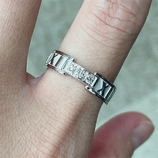 ティファニー アトラス リング スリム 6号 ティファニー アトラス 指輪