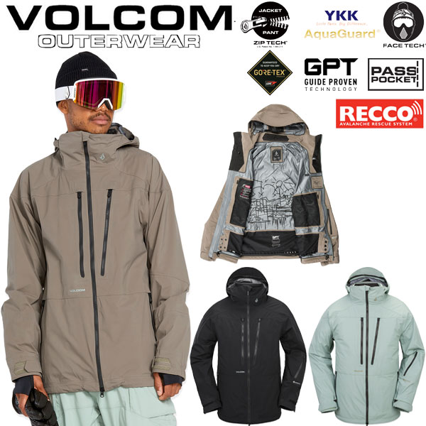 楽天市場】24-25 VOLCOM/ボルコム GUCH STRETCH GORE-TEX jacket 着用