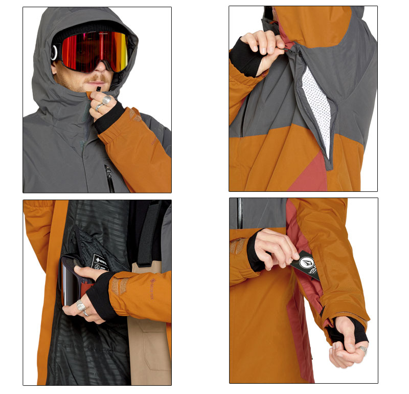 楽天市場】24-25 VOLCOM/ボルコム L INS GORE-TEX jacket 着用説明動画