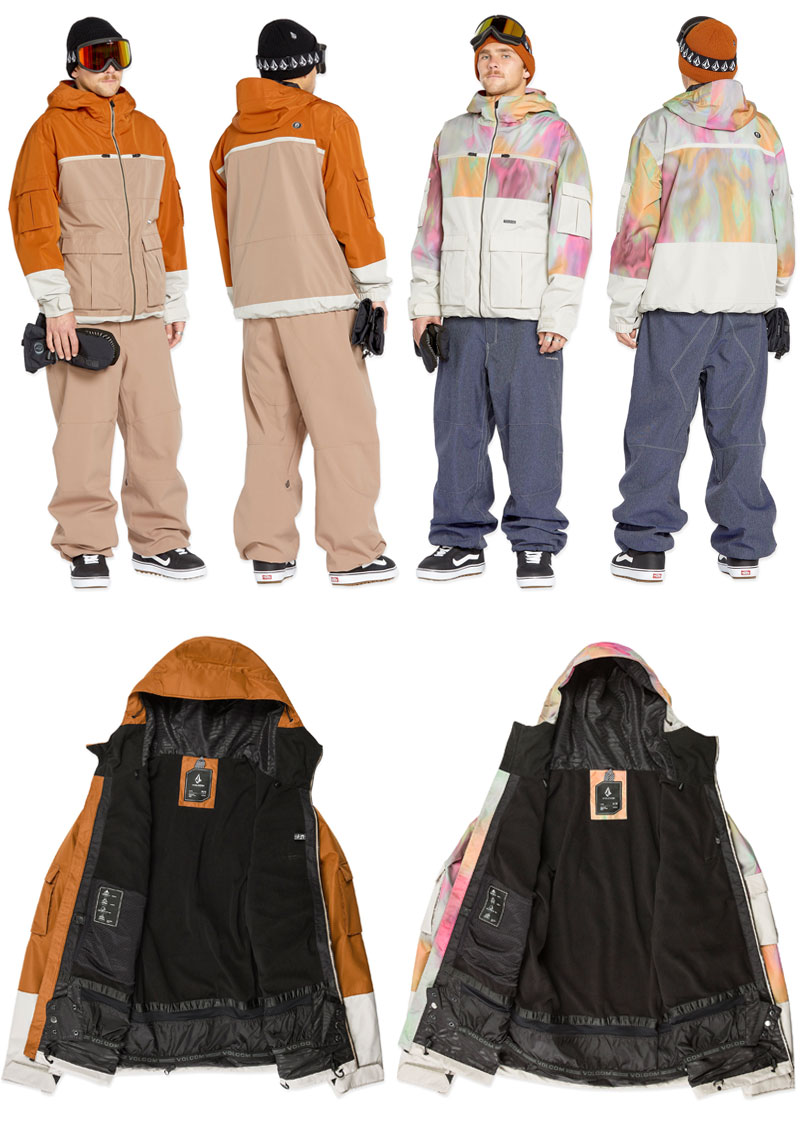 楽天市場】24-25 VOLCOM/ボルコム NIGHTBREAKER 20K jacket 着用説明