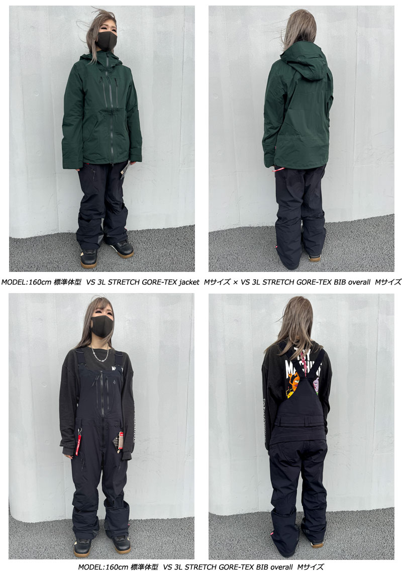 楽天市場】24-25 VOLCOM/ボルコム VS 3L STRETCH GORE-TEX BIB overall
