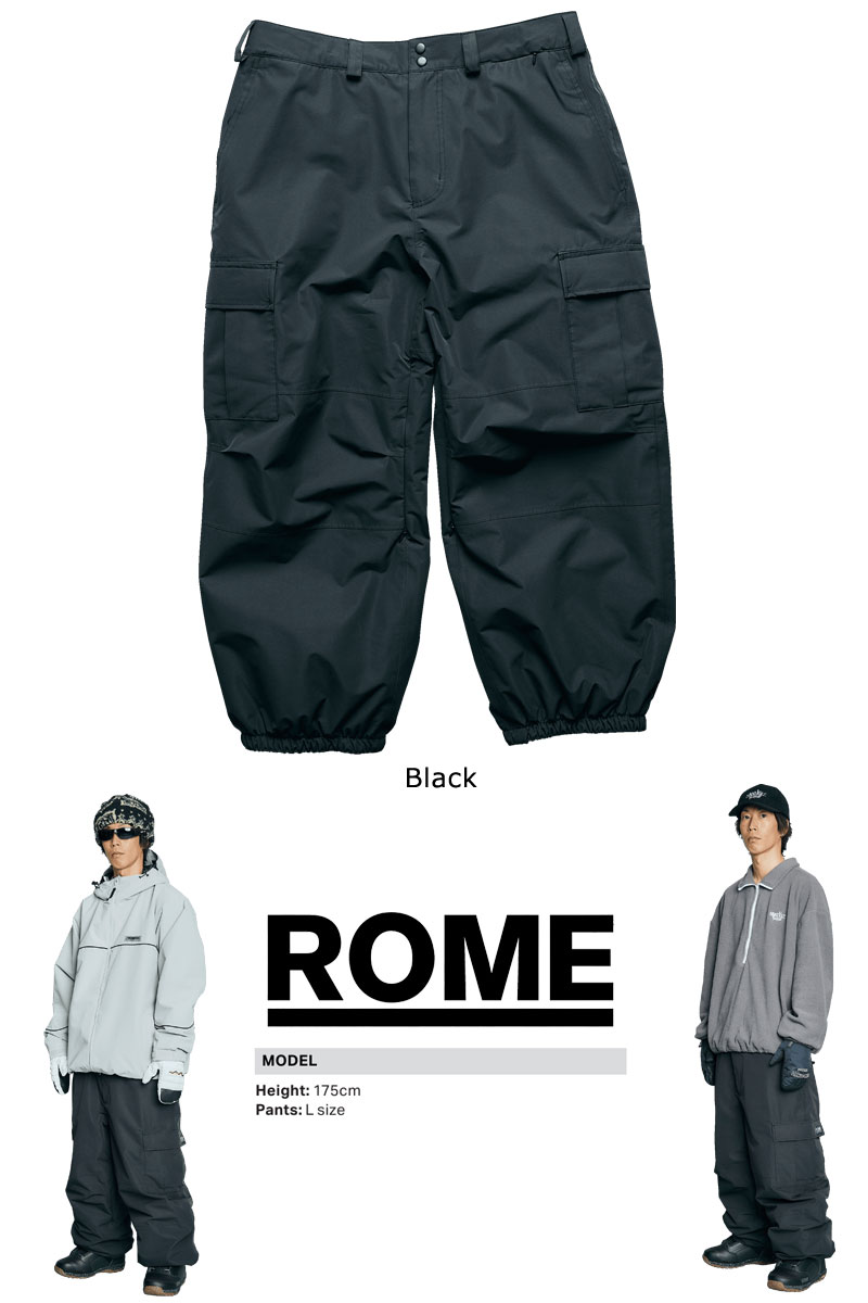 楽天市場】25-26 ROME/ローム BAGGY CARGO pant 着用説明動画 メンズ