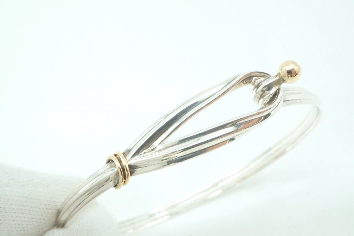 楽天市場】ティファニー フック ＆ アイ バングル ナロー アクセサリー