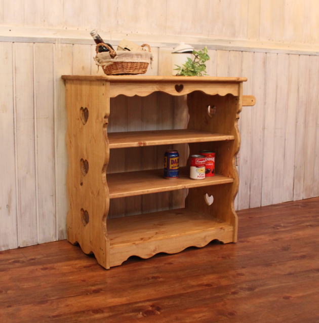 楽天市場】ハート キッチンワゴン キャスター付き オーダー家具 選べる