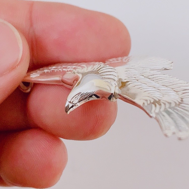 楽天市場】シルバー中イーグル ネックレス ペンダント ペンダント