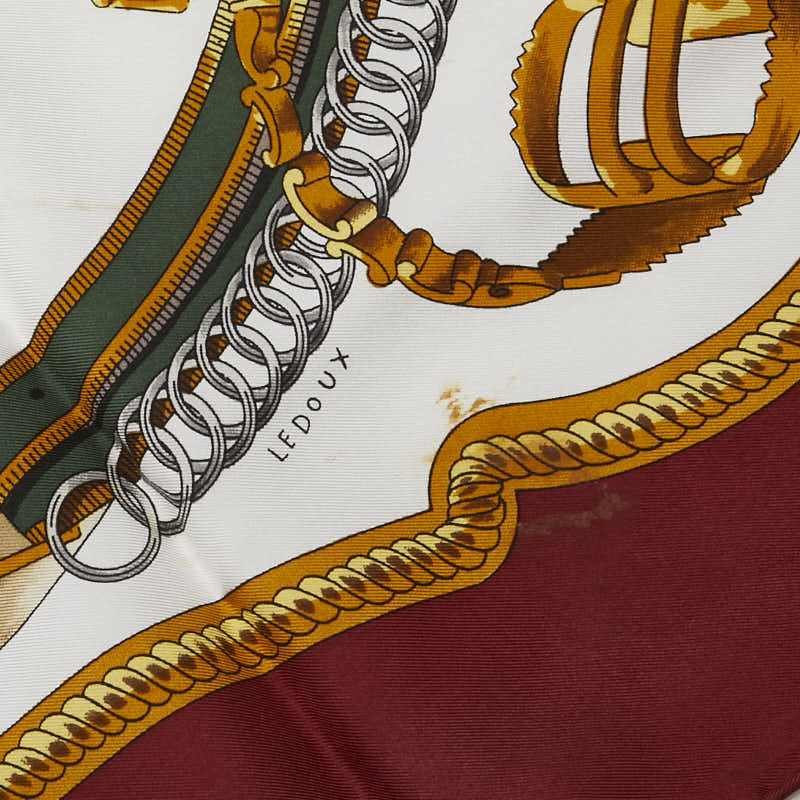 楽天市場】エルメス カレ90 REPRISE 乗馬風景 スカーフ ワインレッド