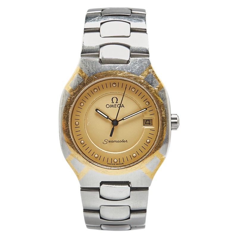 楽天市場】オメガ シーマスター ポラリス 腕時計 クオーツ ゴールド