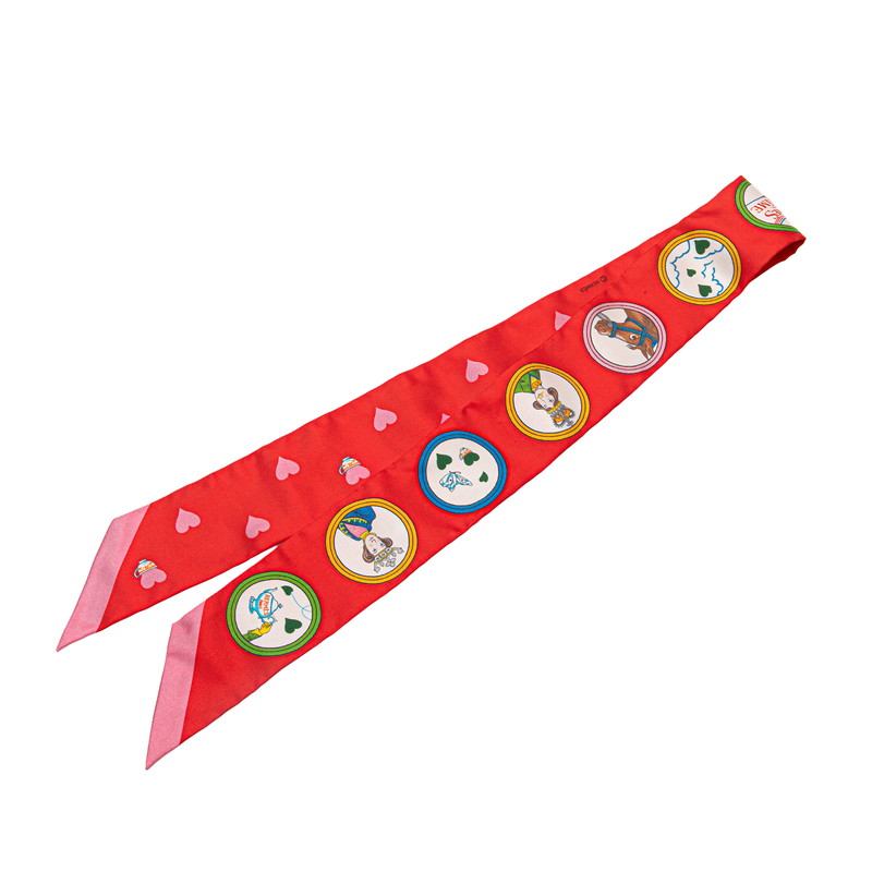 楽天市場】エルメス ツイリー TEA TIME ティータイム スカーフ レッド