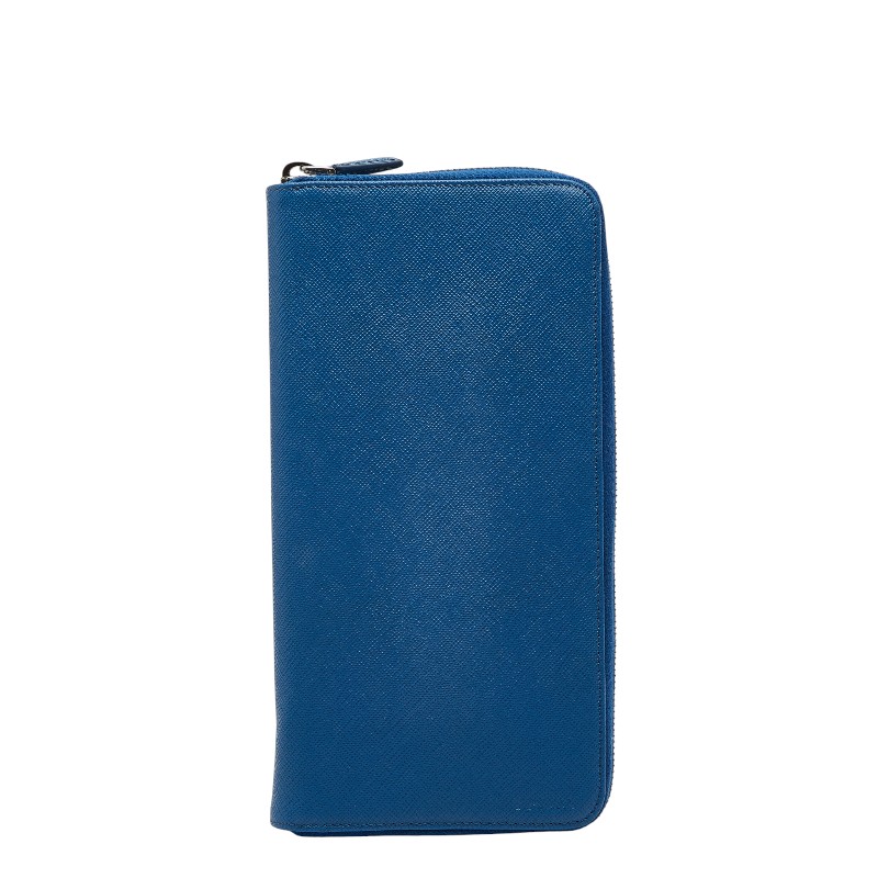 プラダ PRADA プラダ サフィアーノ 財布 長財布 ブルー レディース