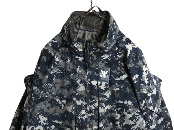楽天市場】米軍実物 US NAVY デジタルカモ TYPE1 迷彩 ゴアテックス