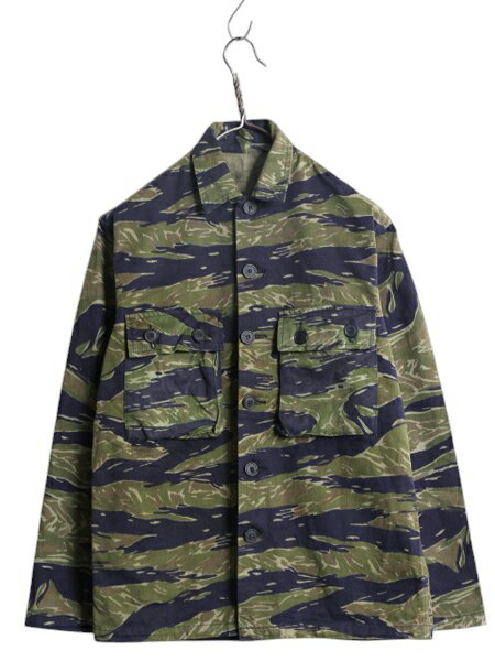 楽天市場】60s 70s ☆ 米軍実物 タイガーストライプ カモ TO-78 シャツ
