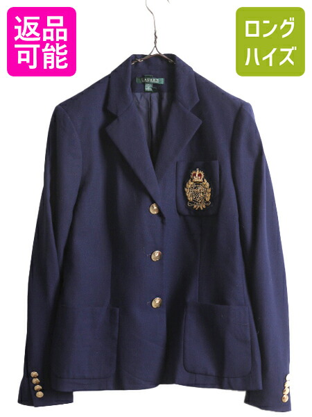 楽天市場】90s LAUREN ラルフローレン テーラード ジャケット