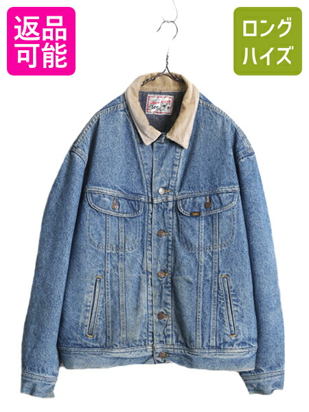 楽天市場】90s ☆ LEE STORM RIDER デニム ジャケット メンズ L 程/ 90