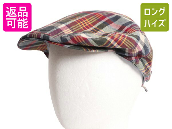 90s POLO RALPH LAUREN マルチカラーチェックキャップ ラルフローレン