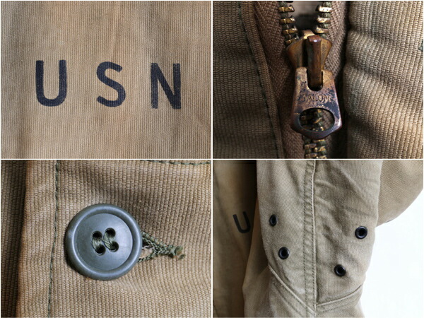 楽天市場】40's ビンテージ ☆ US NAVY 海軍 ステンシル入り N-1