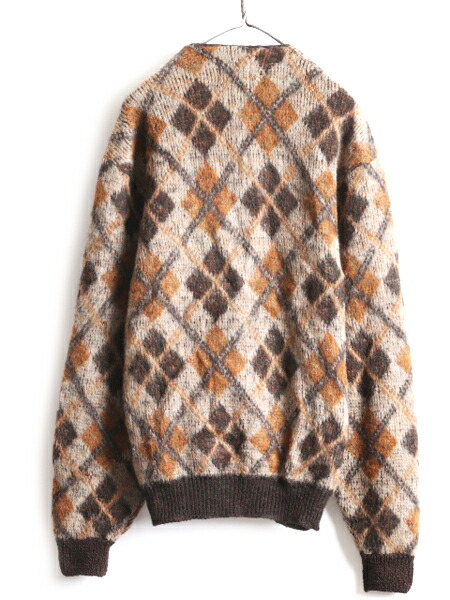 楽天市場】60s ビンテージ 25% モヘア ☆ アーガイル ウール モヘヤ