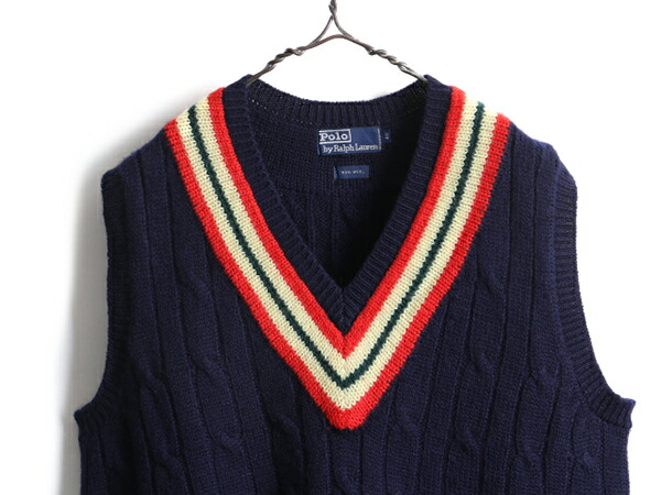楽天市場】90's オールド □ POLO ポロ ラルフローレン Vネック ウール