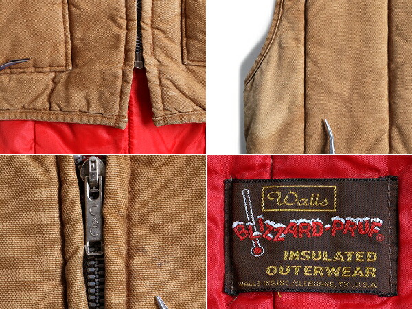 楽天市場】70s ビンテージ □ WALLS BLIZZARD PRUF フルジップ 中綿