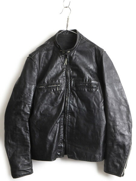 楽天市場】60's USA製 ビンテージ □ Brooks 本革 レザー シングル