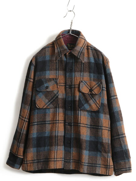 楽天市場】70's ビンテージ □ Arrow ポケット付き チェック 長袖