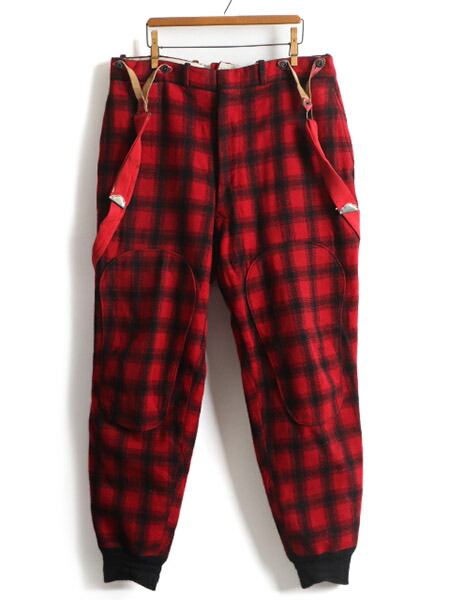 楽天市場】70s ビンテージ □ ウールリッチ サスペンダー付き チェック