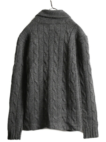 楽天市場】ポロ ラルフローレン ショールカラー ケーブル ニット