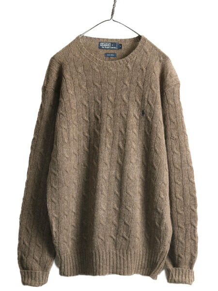 楽天市場】90s ポロ ラルフローレン ケーブル ニット セーター メンズ