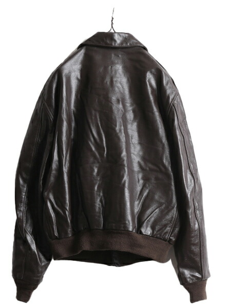 楽天市場】90s USA製 AVIREX A-2 フライト ジャケット メンズ L / 古着