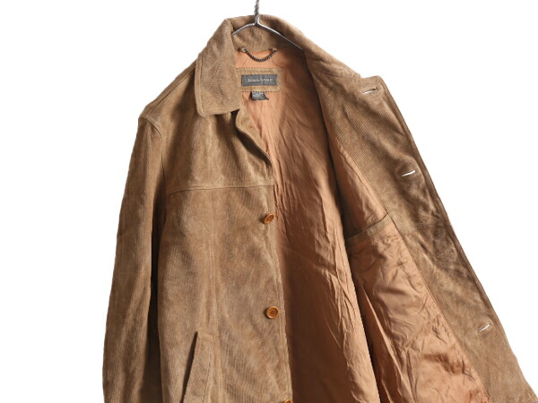 楽天市場】00s バナナリパブリック 本革 スウェード レザー ジャケット