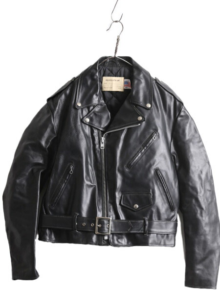 楽天市場】80s 90s USA製 ショット 本革 レザー ダブル ライダース